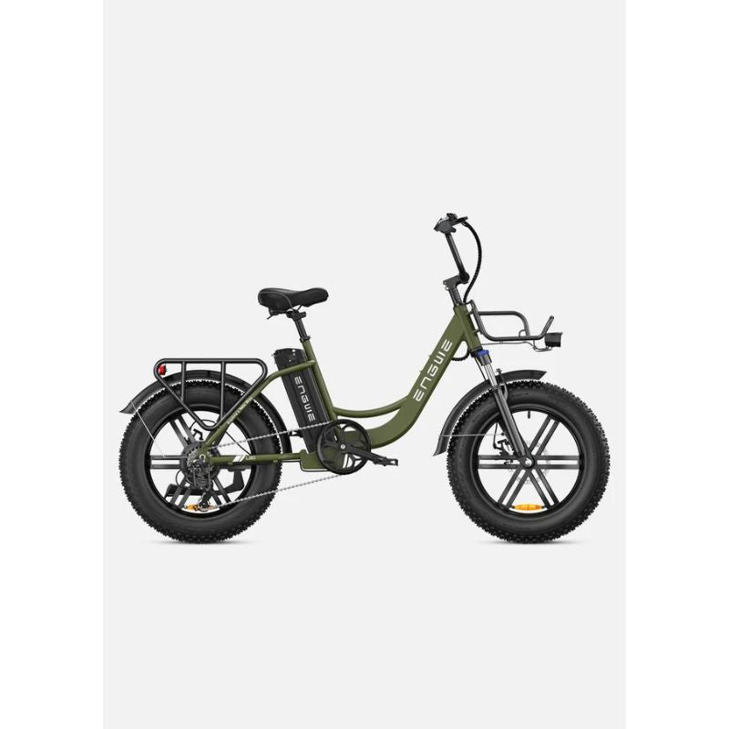 Engwe L20 ebike green side view