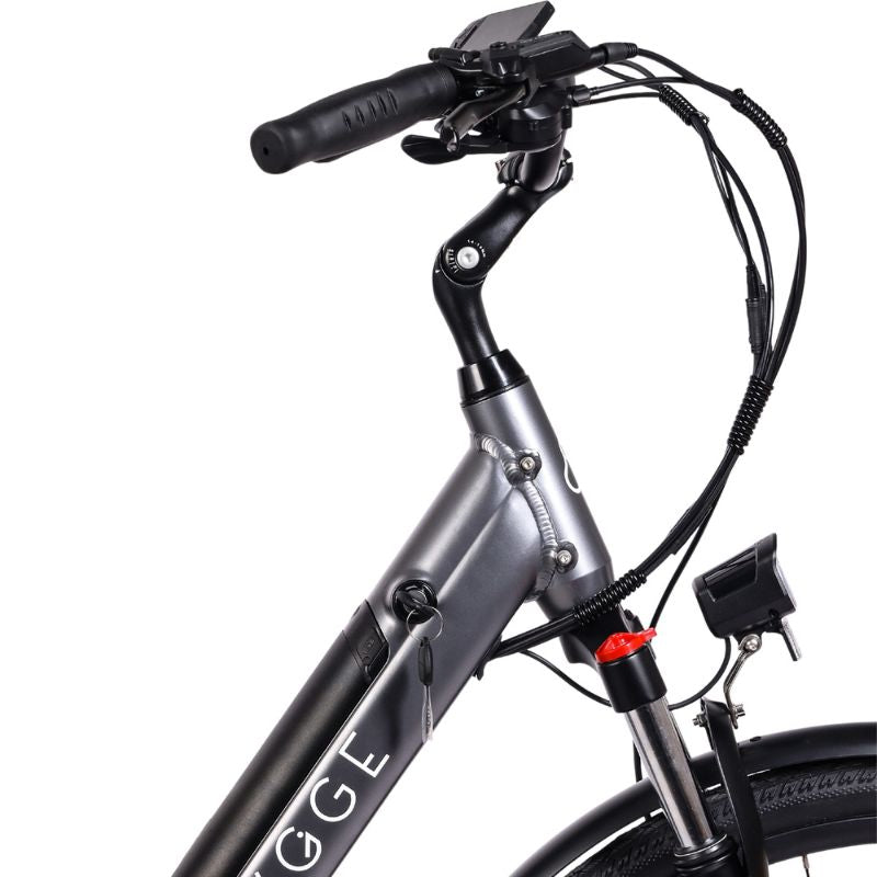 Hygge Aarhus Step 2024 Graphite Grey Ebike front stem