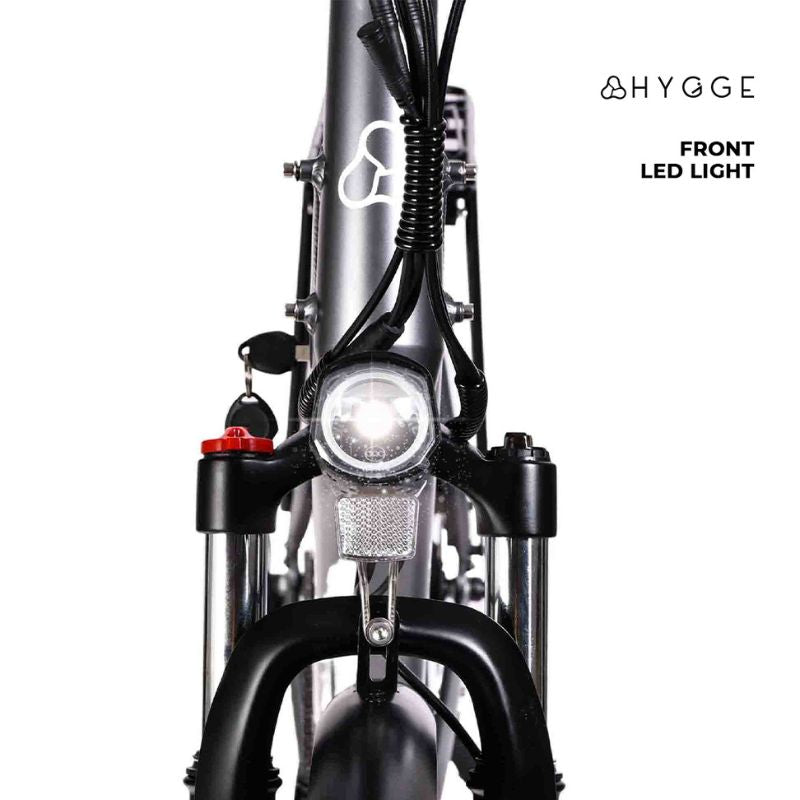 Hygge Aarhus 2025 Graphite Grey Ebike front light
