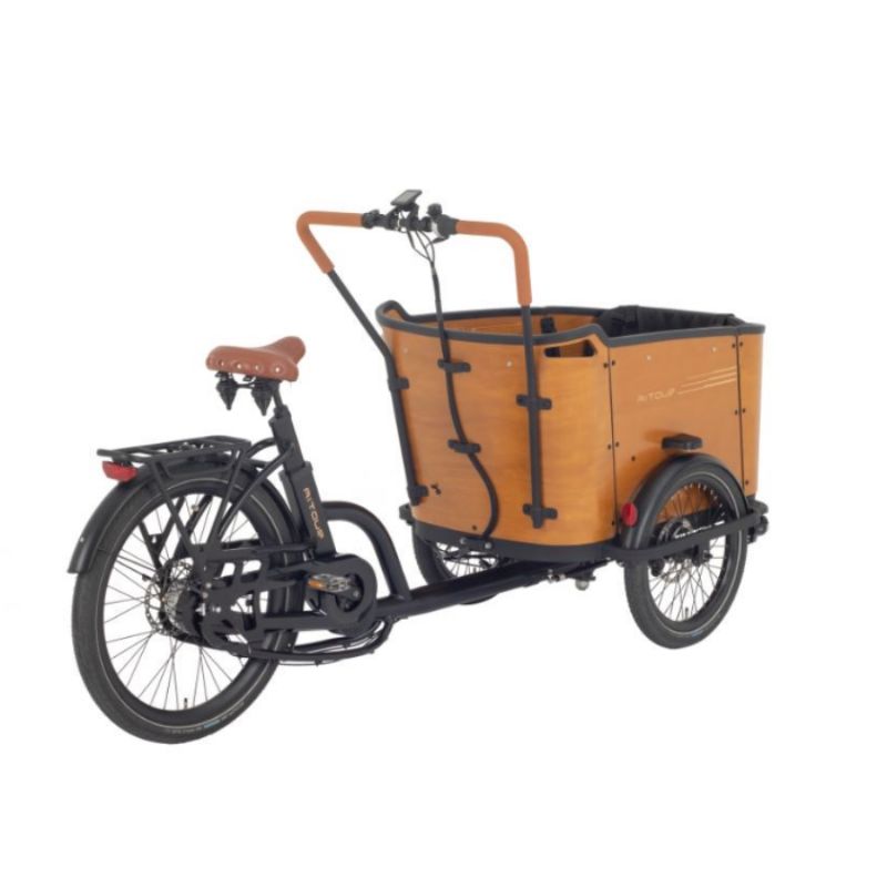 Airtour Family C cargo ebike angled view