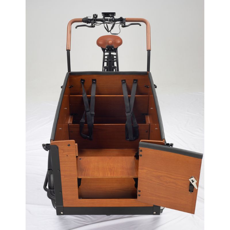 Airtour Family S Cargo Ebike box seating view