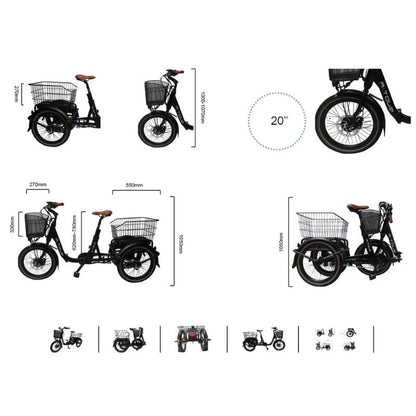 Airtour Trike Heal Mini Ebike - New Ebike Hub