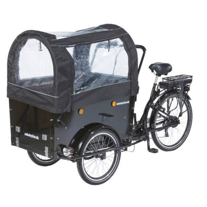 Amcargo Ultimate Curve cargo ebike canopy