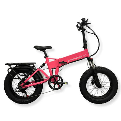 Emovement Panther folding ebike pink