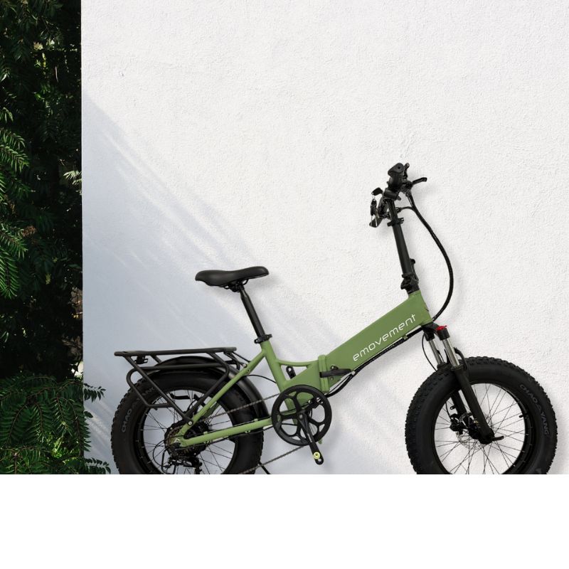 Emovement Pixie Folding Ebike green colour