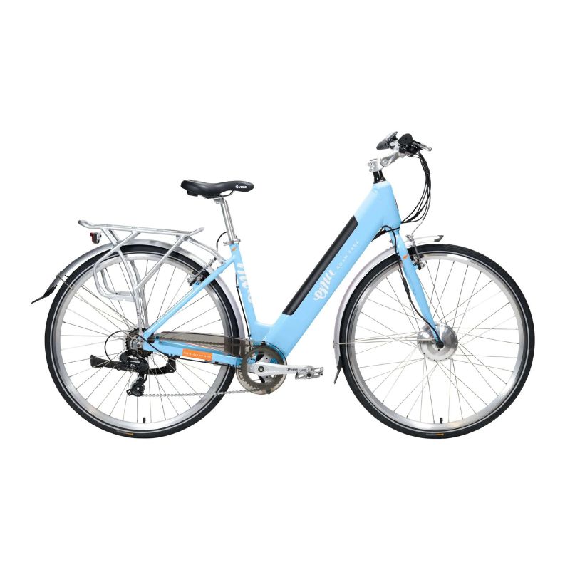 Emu Roam Step Through Electric Bike - Emu Blue colour