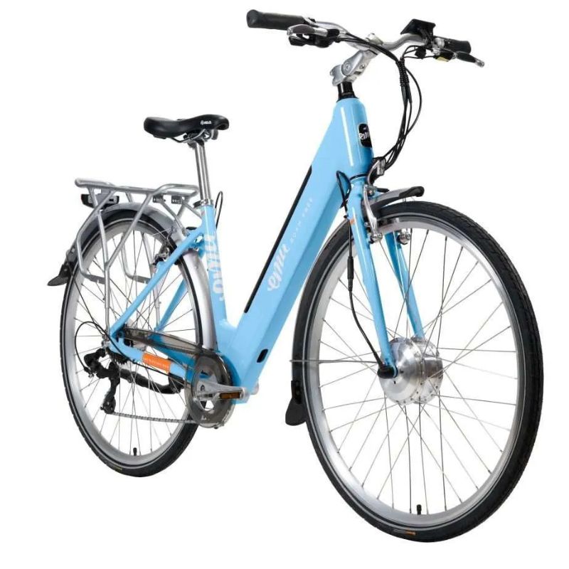 Emu Roam Step Through Electric Bike - Emu Blue colour