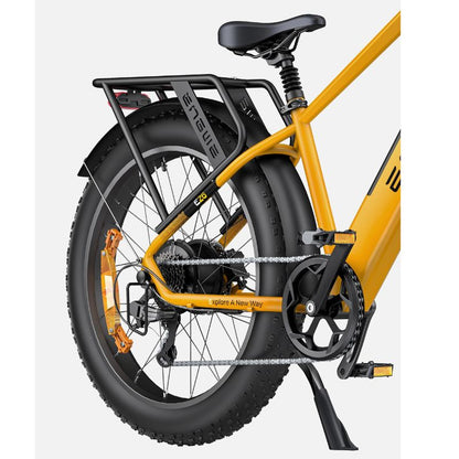 Engwe E26 high step ebike yellow rear wheel