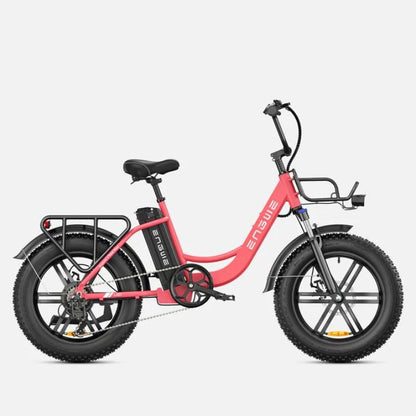 Red Engwe L20 - 250W 140KM Front Suspension Step-Thru E-bike