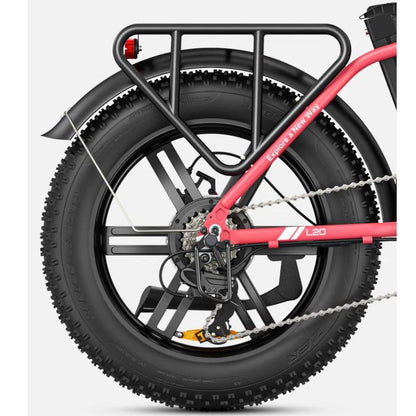 Engwe L20 - 250W 140KM Front Suspension Step-Thru E-bike rear wheel