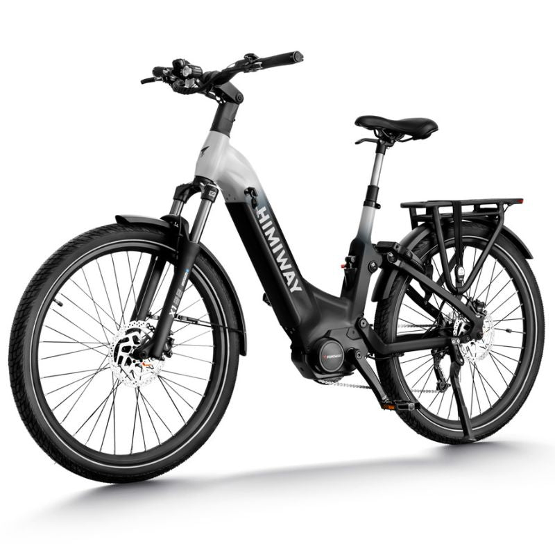 Himiway A7 PRO step-thru ebike b&w