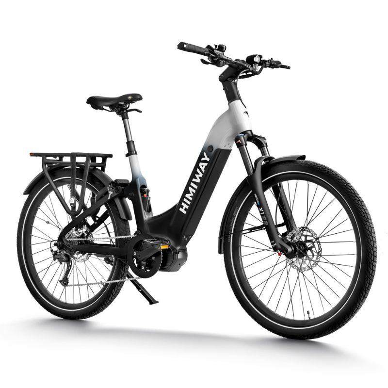 Himiway A7 PRO step-thru ebike side view b&w