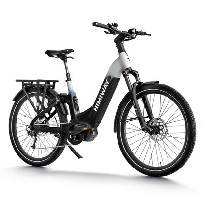 Himiway A7 PRO step-thru ebike side view b&w