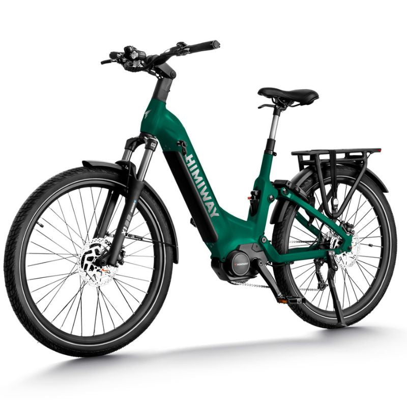 Himiway A7PRO step-thru ebike side view emerald