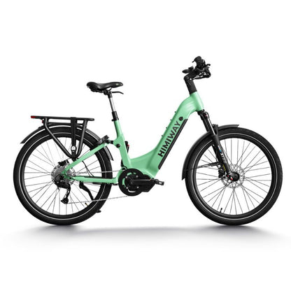 Himiway A7PRO step-thru ebike view green 