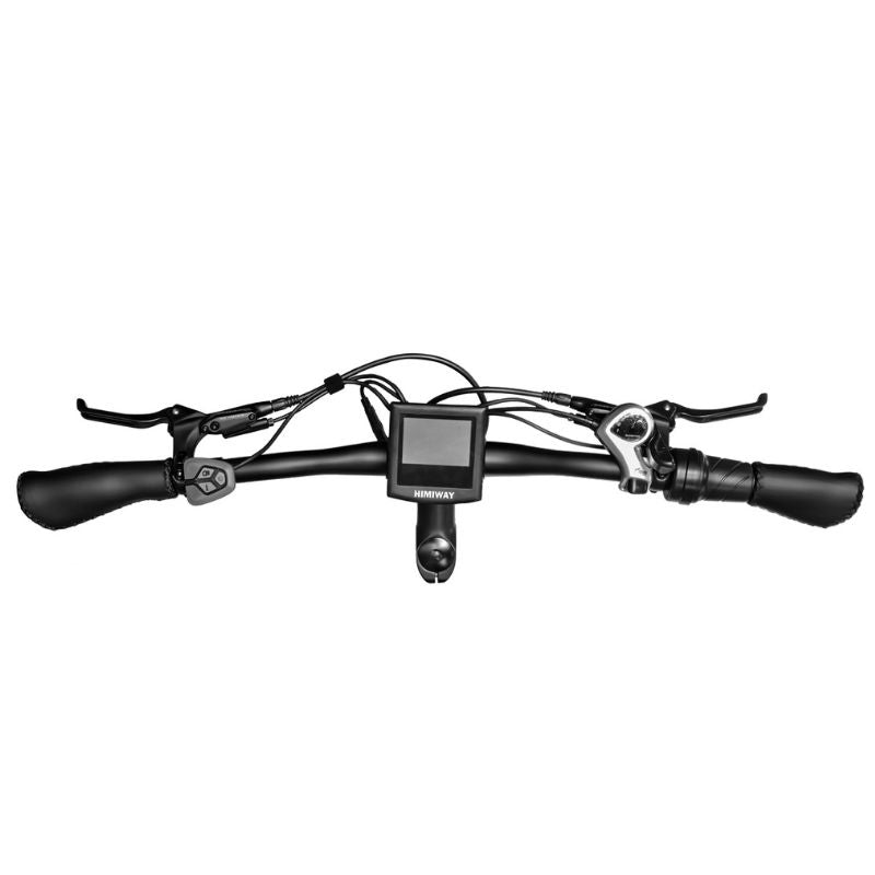 Himiway D5 Zebra ebike handle bar layout