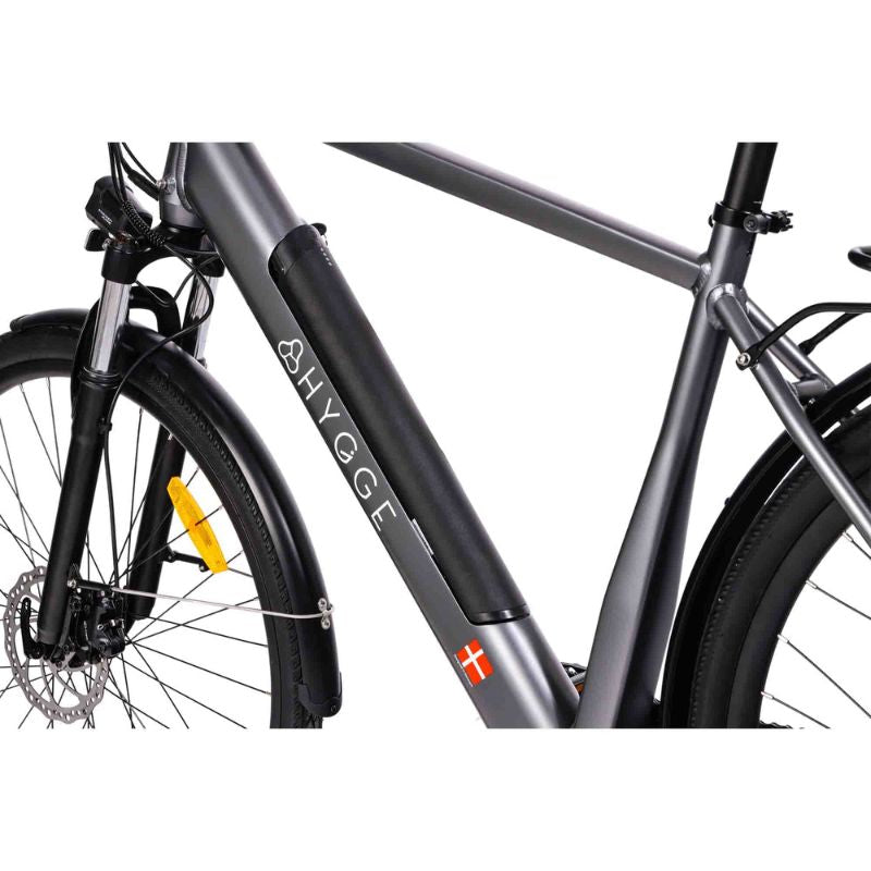 Hygge Aarhus 2024 Graphite Grey Ebike frame view