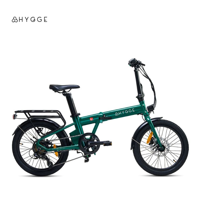 Hygge Virum green ebike side view