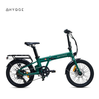 Hygge Virum green ebike side view