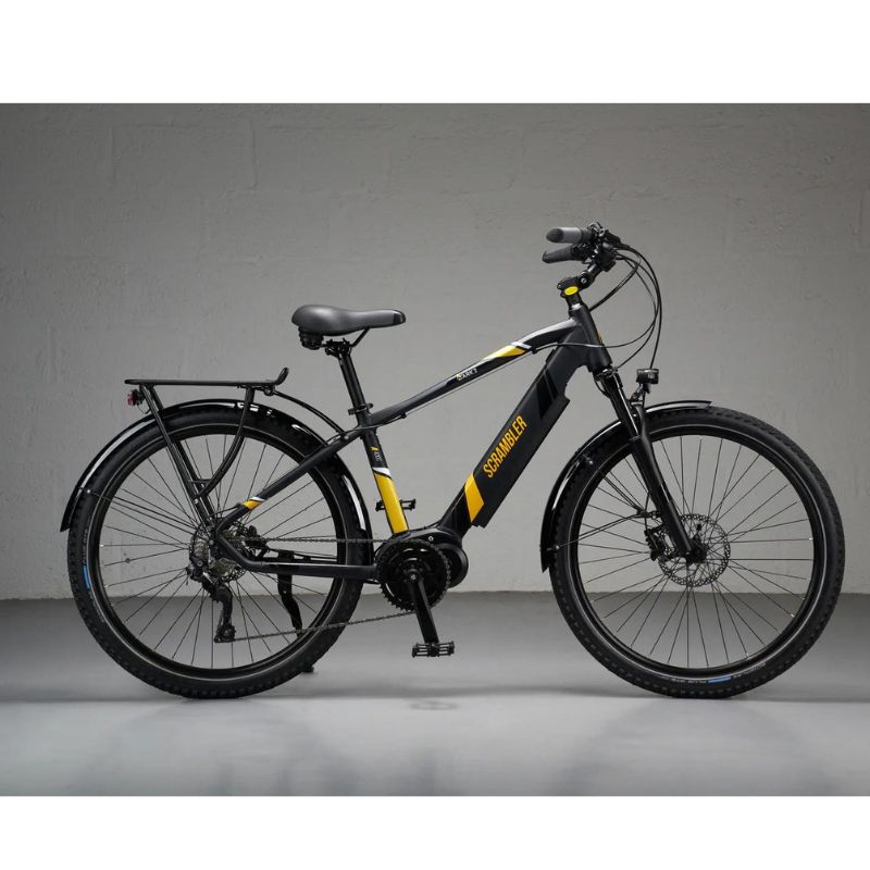  Analyzing image     Mark2 Scrambler CX black Ebike side view2