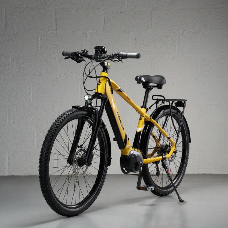 Mark2 Scrambler CX yellow Ebike front angle view