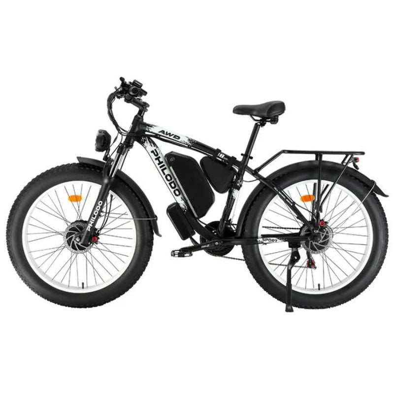 Philodo H8 Dual Motor ebike black other side view