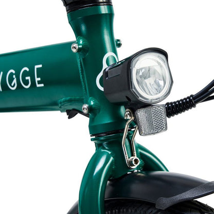 Virum green 2024 folding ebike front lamp