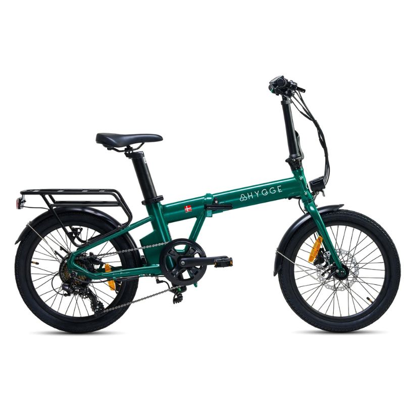 Virum green 2024 folding ebike side view